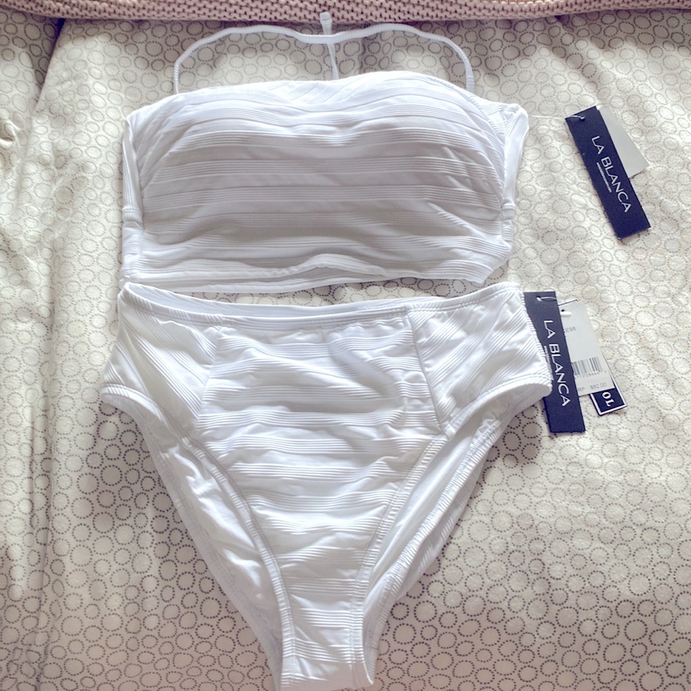 Two piece bathing suit by La Blanca